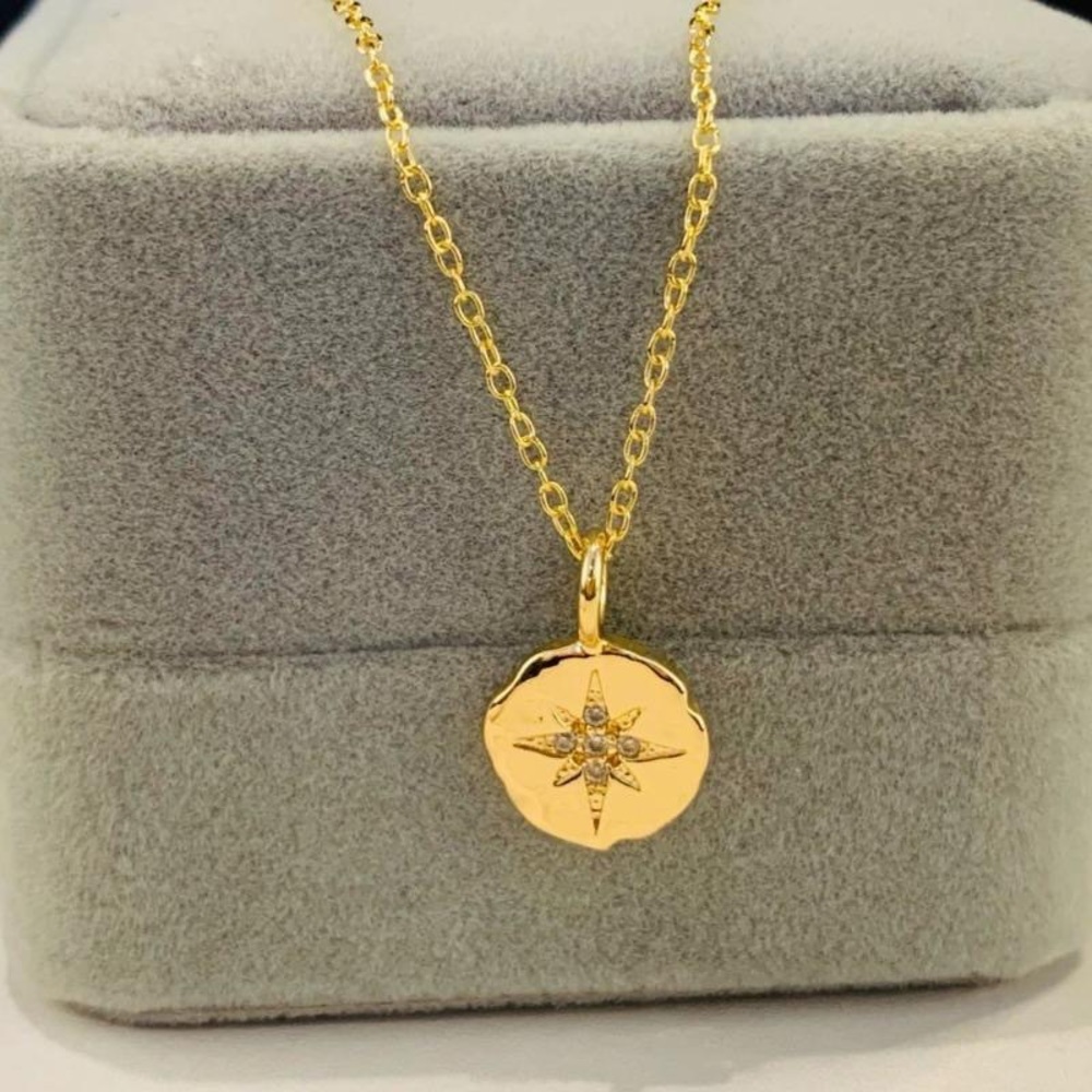 Gold Filled Minimal North Star Necklace